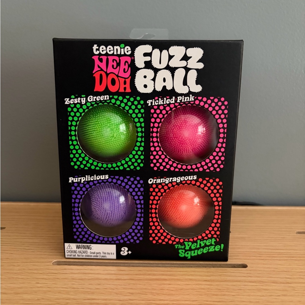 Needoh teenie fuzzball four pack